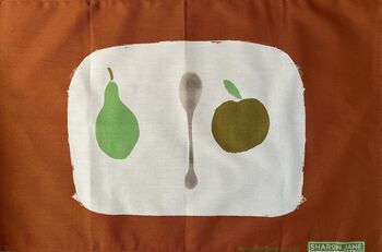 Apple Pear Spoon Terracotta, 4 of 4