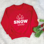 Up To Snow Good Kids Christmas Jumper, thumbnail 2 of 6