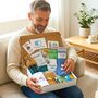 Fathers Day Gift, Best Dad Ever, Luxury Hug In A Box For Men, Birthday Gift Box For Him, thumbnail 2 of 12