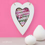 Personalised Nanny First Christmas Heart, thumbnail 5 of 6
