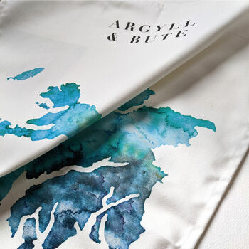 Argyll And Bute Map Tea Towel, 2 of 6