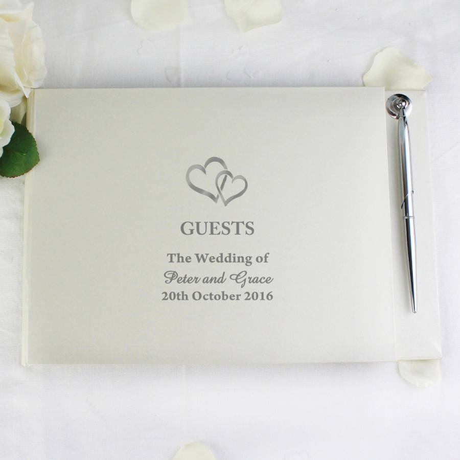 Personalised Wedding Guest Book, 1 of 2