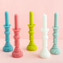 Colourful Decorative Candlestick Candle, thumbnail 1 of 12