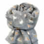 Horse Print Metallic Rose Gold And Silver Foil Scarf, thumbnail 6 of 10