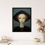 Don't Rain On My Parade Red Haired Woman Wall Art Print, thumbnail 4 of 6
