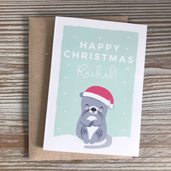 The Little Book Of Otter Philosophy And Christmas Card, 2 of 4