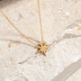 Gold Vermeil North Star Necklace, thumbnail 5 of 6