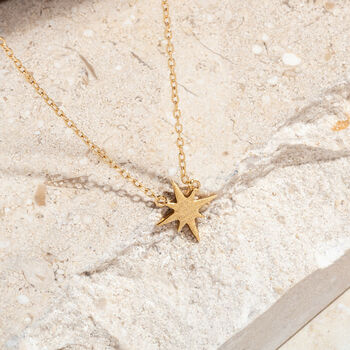 Gold Vermeil North Star Necklace, 5 of 6