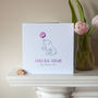 New Baby Girl Personalised Card, thumbnail 2 of 2
