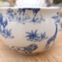 Open Sugar Bowl In Blue Safari Design, thumbnail 2 of 7