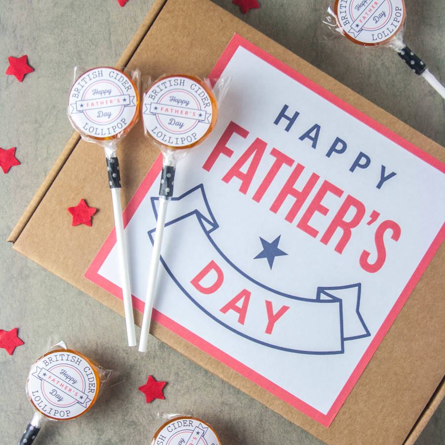 Five Alcoholic Father's Day Cider Lollipops By Holly's Lollies