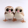 Mini Owl Wedding Cake Topper, thumbnail 4 of 9