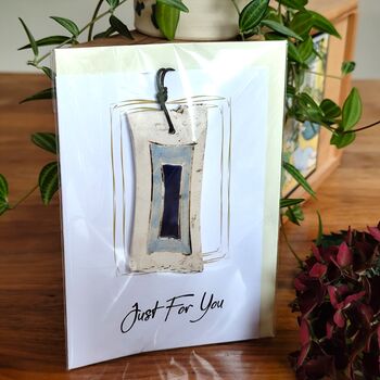 Handmade Ceramic Pendant Adjustable Length, 8 of 12