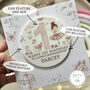 Any Age, Any Relation, 1st Birthday Or Any Age Pink Ballerina Keepsake Card, thumbnail 2 of 4