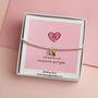 Personalised Heart Anniversary Sterling Silver Bracelet, thumbnail 1 of 5