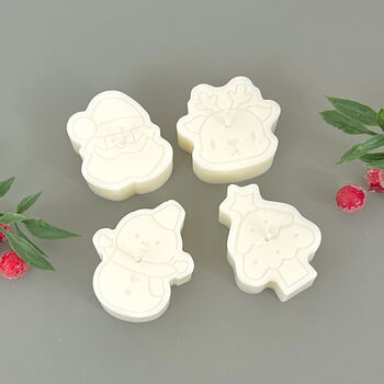 Festive Soy Wax Tealight Gift Set And Secret Santa Gift, 6 of 12