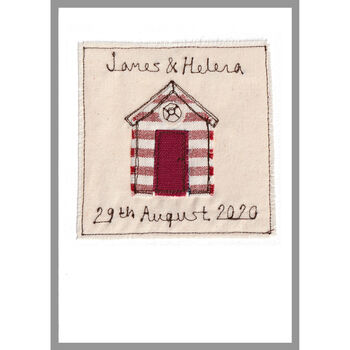 Personalised Beach Hut Card For Any Occasion / New Home, 3 of 12