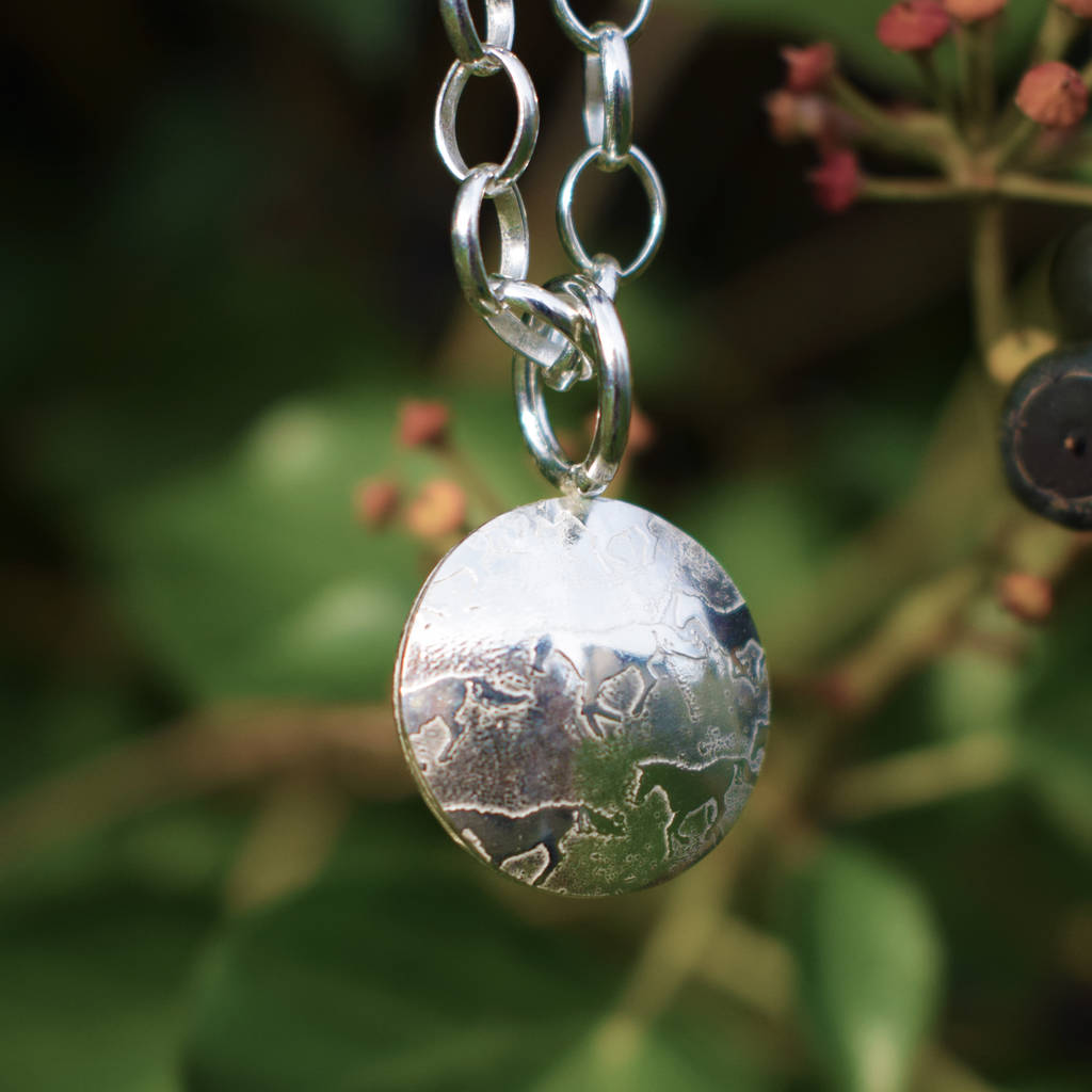 Silver Galloping Horse Bead Charm Bracelet By Fresh Fleeces