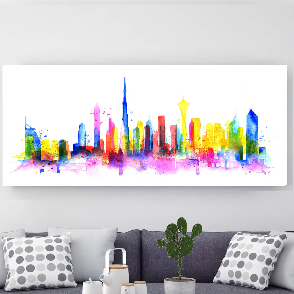 Dubai, Canvas Art By Hoxton Art House | notonthehighstreet.com