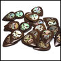 Punisher Indian Chestnut Guitar Pick In A Gift Box, thumbnail 3 of 9