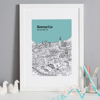 Personalised Newcastle Print, 6 of 11