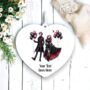 Personalised Gothic Balloon Couple Love Decoration, thumbnail 2 of 2