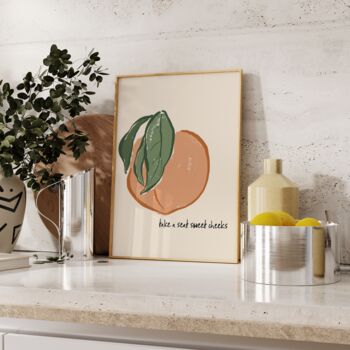Funny Bathroom Print 'Take A Seat Sweet Cheeks', 4 of 6