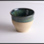 Handmade Glazed Clay Chai Tea Cup Made In UK, thumbnail 3 of 3