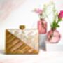 Elayna Mother Of Pearl Gold Clutch, thumbnail 1 of 9