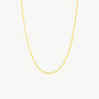 Serenity Sleek Italian Style Gold Snake Chain Necklace, thumbnail 1 of 4