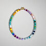 Multicolour Gemstone And Glass Bead Necklace, thumbnail 1 of 4