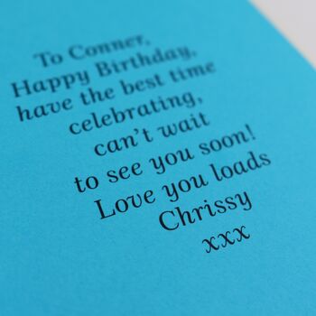Personalised Lasercut Castle Birthday Card, 8 of 12