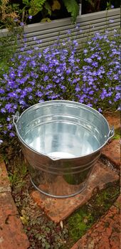 Zinc Bucket With Handles, 2 of 3