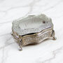 Personalised Small Silver Plated Jewellery Box, thumbnail 2 of 6