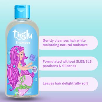 Kids Highly Natural Mermaid Dazzle Shampoo, Conditioner And Body Wash Gift Set, 5 of 10