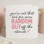 Funny Internet Dating Birthday Card For Him, thumbnail 1 of 7
