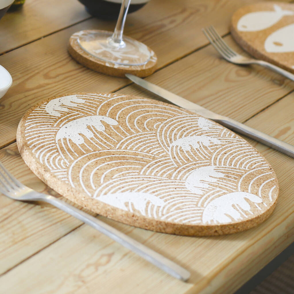 Wave Cork Mats By LIGA