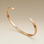 Rose Personalised Cuff Bracelet, thumbnail 5 of 5