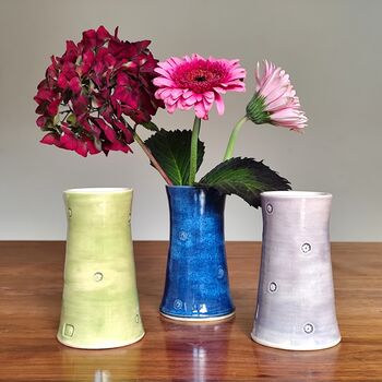 20th Birthday Anniversary Handmade Vase With Ceramic Tag, 7 of 9