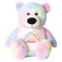Personalised Pink Baby Rainbow Large Bear, thumbnail 1 of 12