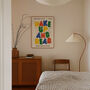 Wake Up And Read Colourful Retro Wall Art Print, thumbnail 3 of 10