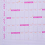 2024 A1 Year Wall Planner | Pinks And Oranges, thumbnail 5 of 10