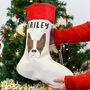 Personalised Cute Dog Christmas Stocking, thumbnail 9 of 12