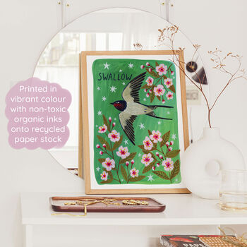 Swallow Bird Art Print, 2 of 8
