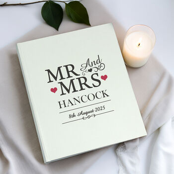Personalised Mr And Mrs Photo Album, 5 of 5