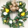 Partridge In A Pear Tree Faux Christmas Wreath, thumbnail 1 of 8