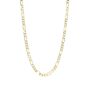 Yellow Gold Figaro Chain Necklace, thumbnail 5 of 6