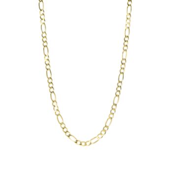 Yellow Gold Figaro Chain Necklace, 5 of 6