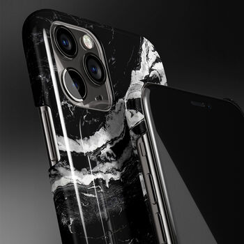Black Storm Marble Case For iPhone, 2 of 4