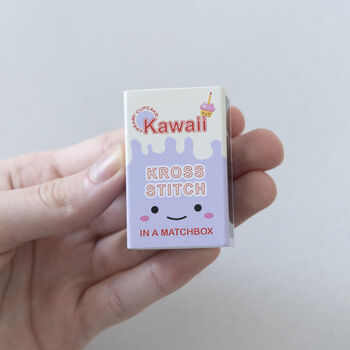 Kawaii Cup Cake Mini Cross Stitch Kit, 10 of 10